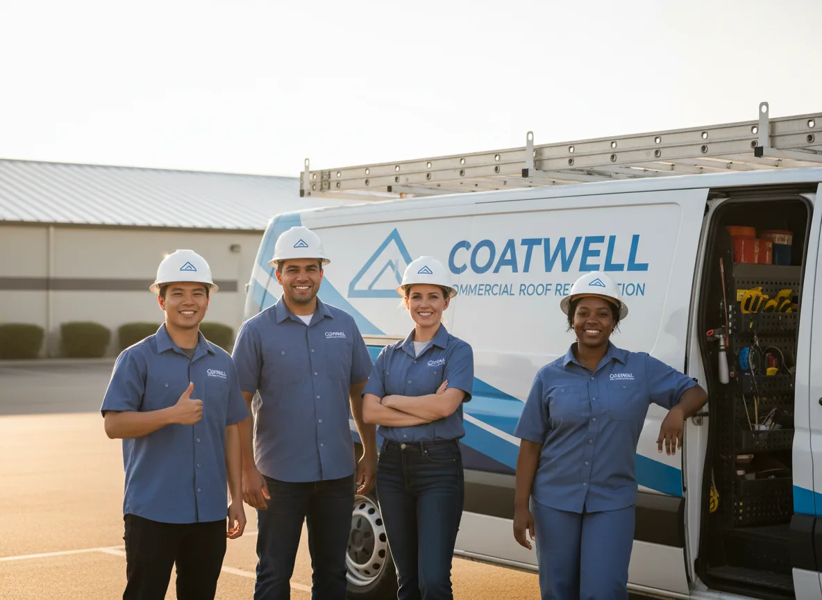 Commercial roof coating company in Bliss, ID